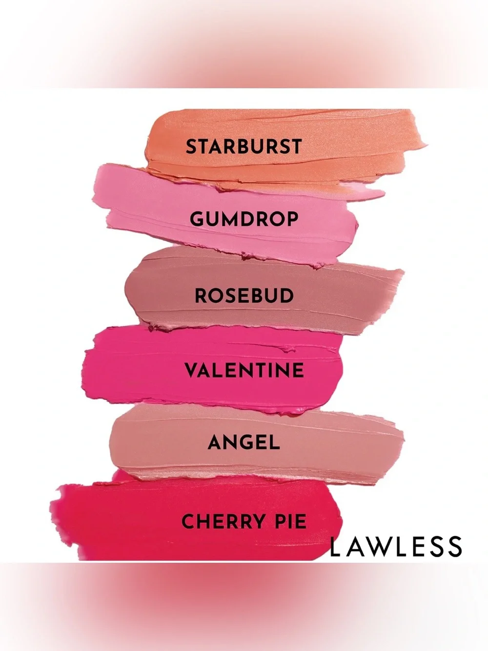 LAWLESS  PINCH MY CHEEKS SOFT-BLUR CREAM BLUSH Valentine NIB